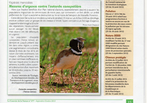 [Courrier nature 277]